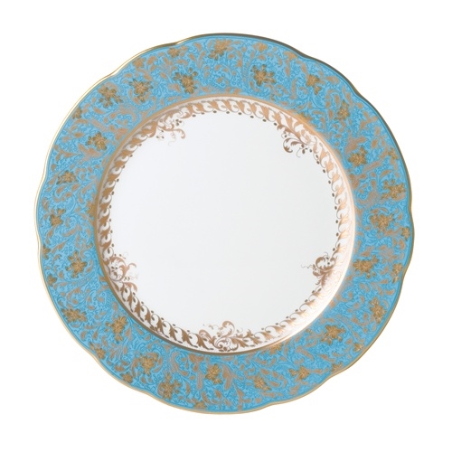 Bernardaud Eden Turquoise Dinner Plate 10.2