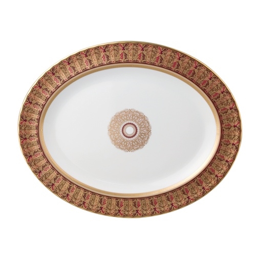 Bernardaud Eventail Oval Platter 13