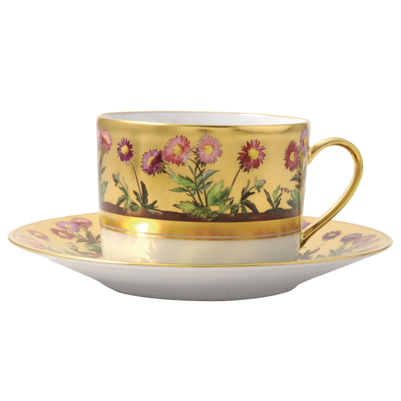 Bernardaud Limoges Heloise 24k Gold Decorated Tea Cup Only