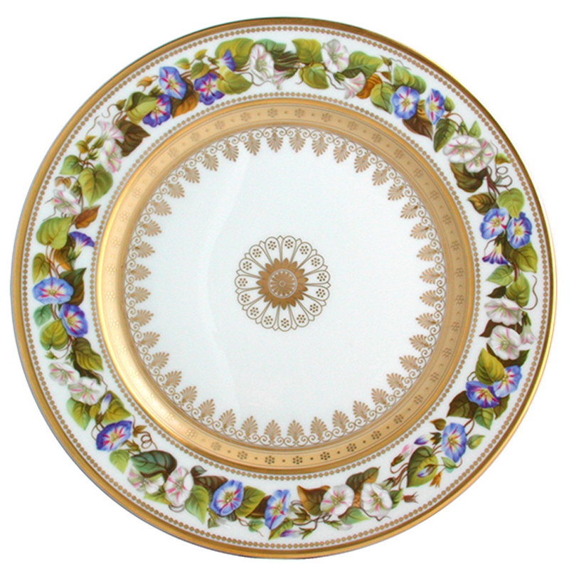 Bernardaud Botanique Dinner Plate Morning Glory 10.2